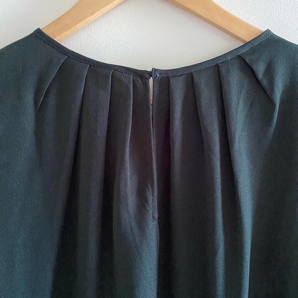 H&M NWT Dress - Long-sleeved Dark Green Size 8 - Picture 2 of 4